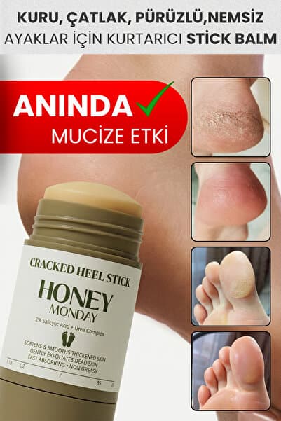 Ayak ve Topuk Çatlak Bakımı | Ayak Kokusu , Sertleşmiş Pürüzlü Topuklar için Kompleks Formül 35 gr
