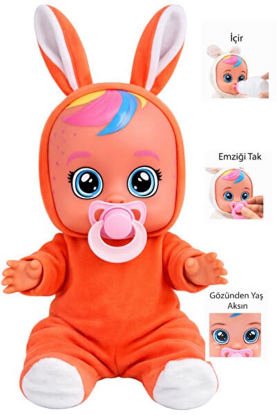Toyx Ağlayan ve Konuşan Et Bebek Turuncu
