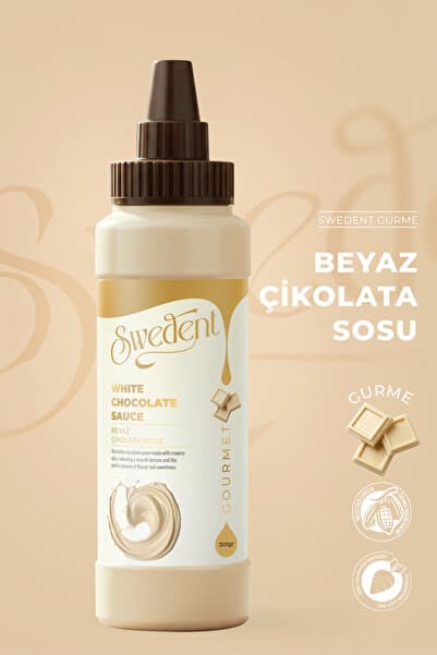 Gurme Serisi Beyaz Çikolata Sos İpeksi Dokusu ile Dengeli ve Akışkan Kıvam