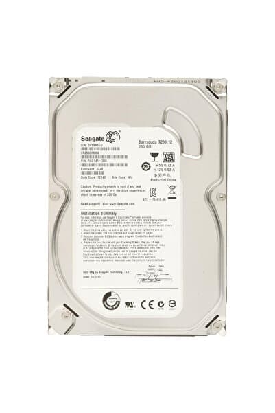 Seagate 250GB 3.5" BARRACUDA ST250DM000 7200 RPM 16MB SATA-3 PC Diski