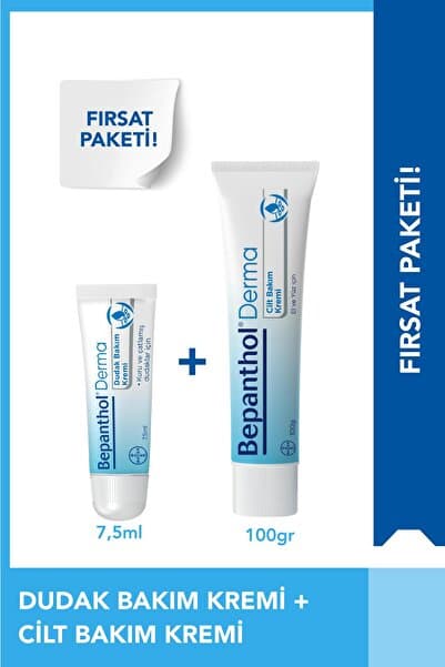 Cilt Kremi 100 gr & Günlük Yoğun Nemlendirici Dudak Kremi 7,5ml El, Dudak Ve Günlük Yüz Vücut Bakım