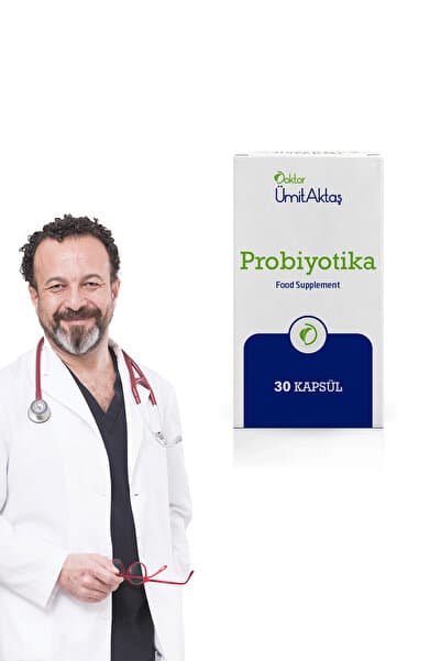 Probiyotika - 30 Enterik Kapsül - Gıda Takviyesi