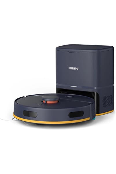 Philips 2000 Serisi Robot Süpürge, Islak ve Kuru Temizlik, Otomatik Boşaltma, Lacivert, XU2100/15