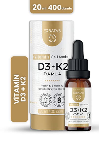 Vitamin D3 K2 2'si 1 Arada Damla