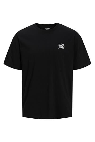 Jack & Jones Bisiklet Yaka Gögüs Baskili Tisört - Noge