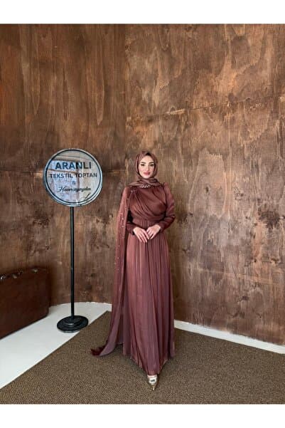 Aranlı tekstil PELERİNLİ TESETTÜR ABİYE