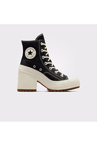 Converse Chuck 70 De Luxe Heel Unisex Siyah/Krem Sneaker