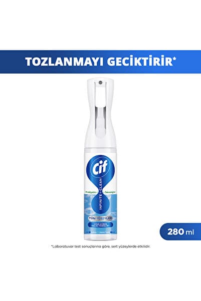 Infinite Clean Doğal Probiyotikli Anti Toz Sprey Tüm Yüzeyler İçin Lotus & Deniz Tuzu 280ml x1