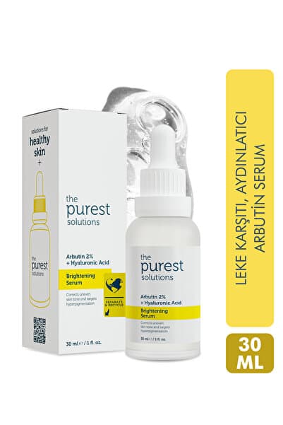 Aydınlatıcı ve Leke Görünümü Azaltıcı Arbutin Cilt Bakım Serumu 30 ml