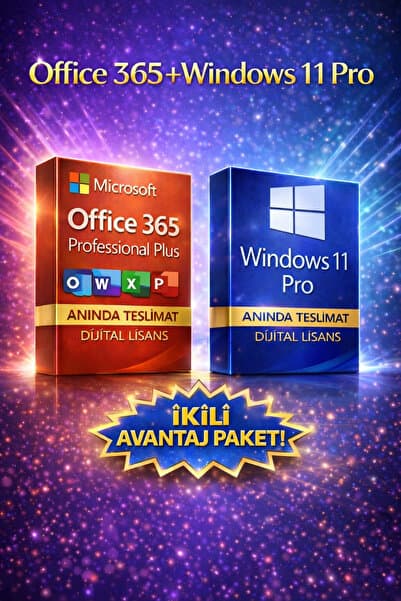 Microsoft Office 365 Pro Plus Lisans Üyeliği & Windows 11 Pro Dijital Lisans Anahtarı-Ömür Boyu Kalıcı Key