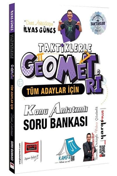 Yargı Yayınları Yargı 2026 YKS TYT AYT KPSS Tüm Adaylar İçin Taktiklerle Geometri Konu Anlatımlı Soru Bankası Çözüml
