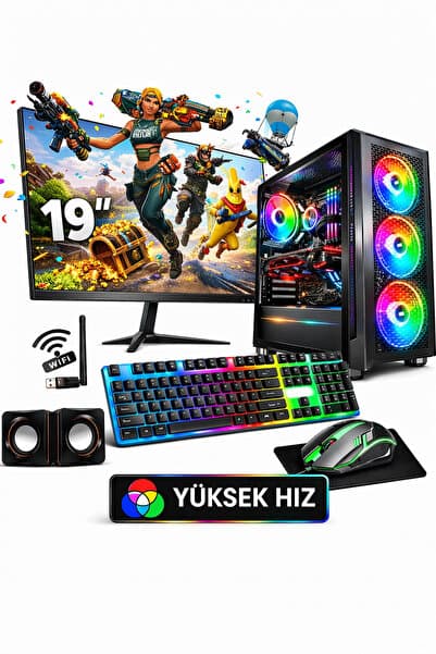 jetucuzal InnoVare i5 3470 16GB RAM 256GB SSD 19 inç FHD Monitör Wi-Fi Masaüstü Bilgisayar