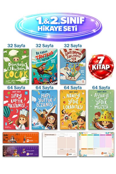 Timaş Çocuk Mert Arık Kitaplığı Dünyayı Okuyan Çocuk Hapı Yuttuk Eczanesi Naneyi Yedik Lokantası Şifayı Kaptık