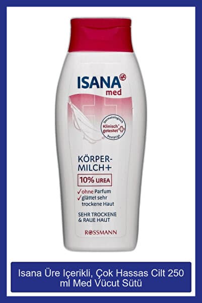 Üre Içerikli, Çok Hassas Cilt 250 ml Med Vücut Sütü