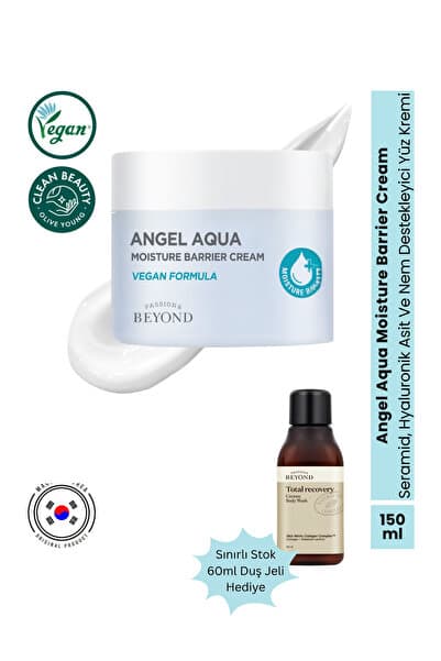 Angel Aqua Moisture Barrier Cream Bariyer Onarıcı Nemlendirici Krem Hyaluronik Asit Panthenol 150 ml