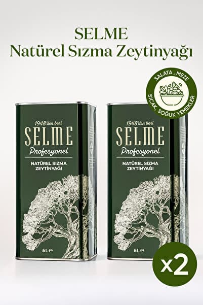 SELME NATÜREL SIZMA ZEYTİNYAĞI 2’li 5 LT
