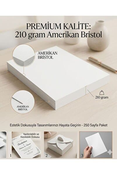 Orbak Kağıtçılık Amerikan Bristol Karton 50X70 Cm 210 gr - 1 Adet