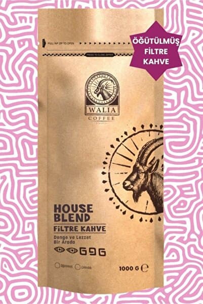 WALIA COFFEE ETHIOPIA FİLTRE KAHVE ÖĞÜTÜLMÜŞ HOUSE BLEND 1KG