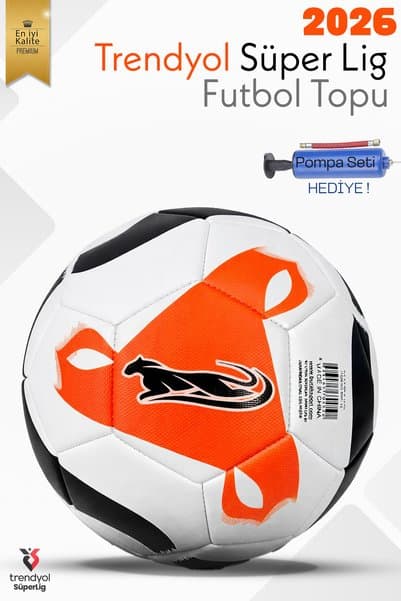 Hsport Yeni 2026 Türkiye Süperlig Futbol Topu Yeni Sezon DAYANIKLI Halı Saha,Çim,Beton Sert Zemin Top No:5