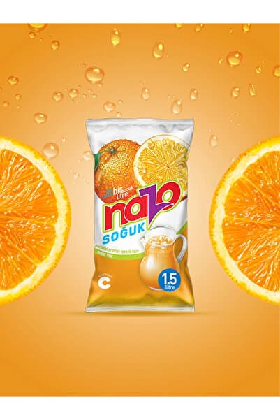 NAZO 9Gr. Portakal Aromalı Toz İçecek 24 Lü