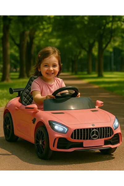 Babyhope 444 Gtr Sport 12V Uzaktan Kumandalı Akülü Araba - Pembe Lüks Çocuk Aracı