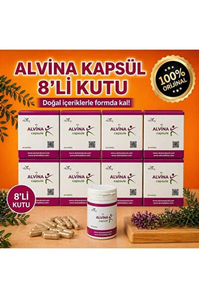 ALVİNA DETOX Alvina Kapsül 8 kutu 240 adet