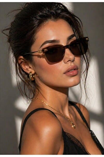 Nilu Moda YENİ SEZON KAHVE NEW MODEL GÜNEŞ GÖZLÜĞÜ