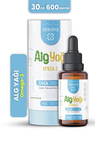 Erbatab Alg Yağı Omega 3 30 ml