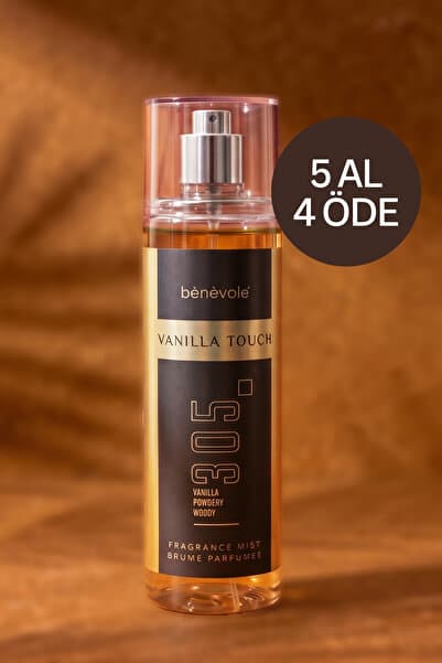Benevole Vanilla Touch 305 Vücut Spreyi | Body Mist | Kremsi Vanilya & Kaşmir Notalı Sıcak Premium Kadın Parfüm | 200 ml