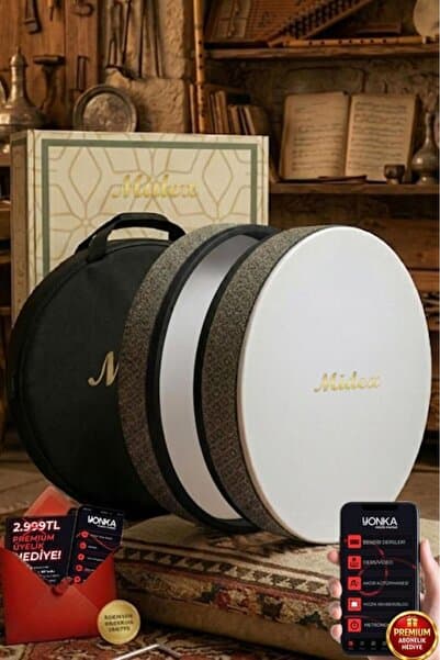 Midex BR-811 Kaliteli Bendir Def Akort Ayarlı EL Tutma Oyuklu Çantalı