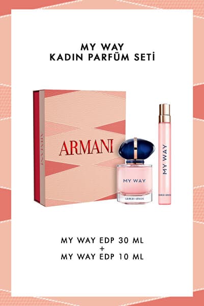 Giorgio Armani My Way Edp Kadın Parfüm Seti 30 ml + 10 ml 3614274824490