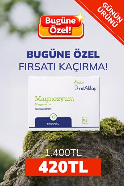 Magnezyum - Bisglisinat - Yüksek Biyoyararlanım - 60 Kapsül