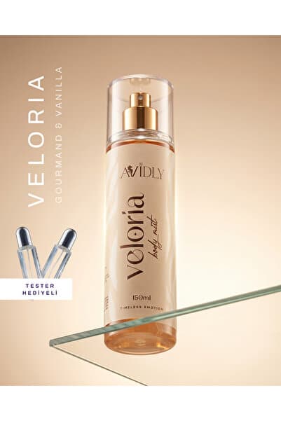 Avidly VELORIA VÜCUT SPREYİ 150 ML | Sıcak Vanilya ve Amber Notaları