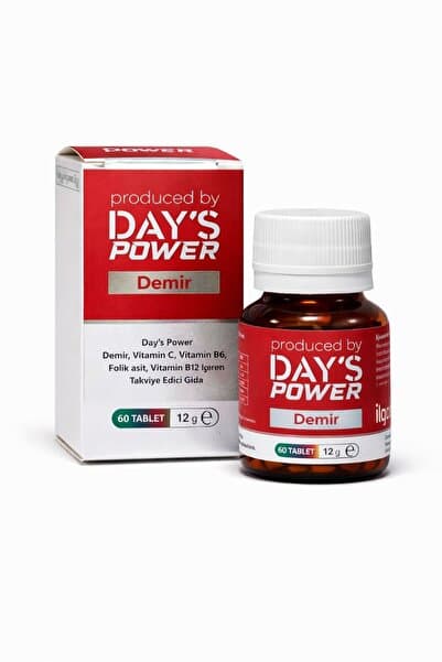 DAYS Day’s Power Demir Takviyesi 60 Tablet – 2 Aylık Kullanım