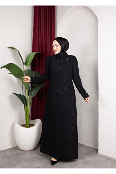 Elif Artar Zeliha abiye siyah