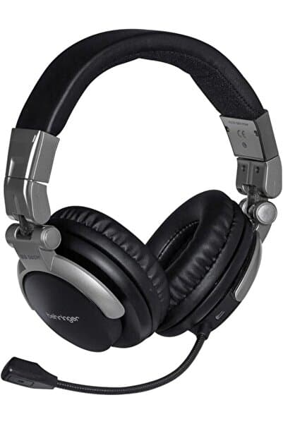 Behringer BB-560M Yüksek Kaliteli Mikrofonlu Profesyonel Bluetooth Referans Stüdyo & DJ Kulaklık - Siyah/Gümüş