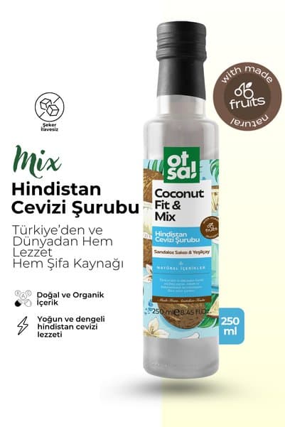 Otsa Coconut Fit & Mix Hindistan Cevizi Şurubu