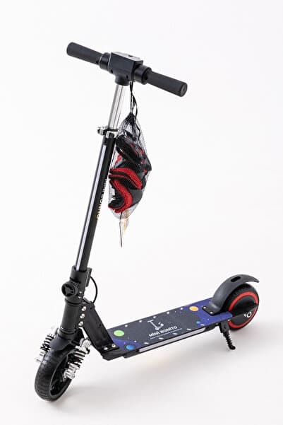 Peta MODAONN MİNİ BONİTO Çocuk Katlanabilir, LED Işıklı, Amortisörlü Elektrikli Scooter – Ayarlanabilir Direksiyon