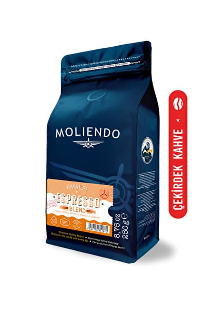 Moliendo Amalfi Espresso Blend Kahve (Çekirdek Kahve) 250 g
