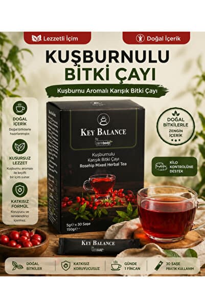 keybalance sağlık ve form Zerobody Bitkisel Form Çayı – 30 Günlük | Kuşburnu Aromalı