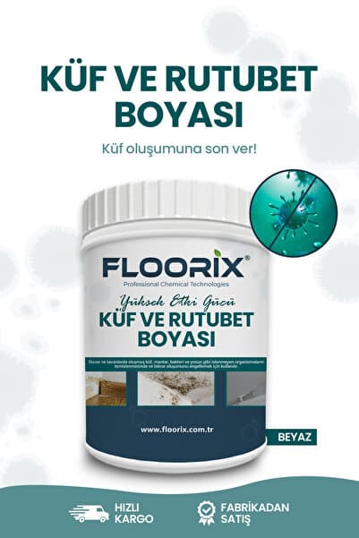FlooriX Küf ve Rutubet Boyası 1 kg