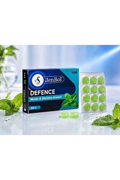 Jenbol Defence Mentol & Okaliptus Aromalı Pastil Ferahlatıcı Şeker 24'lü