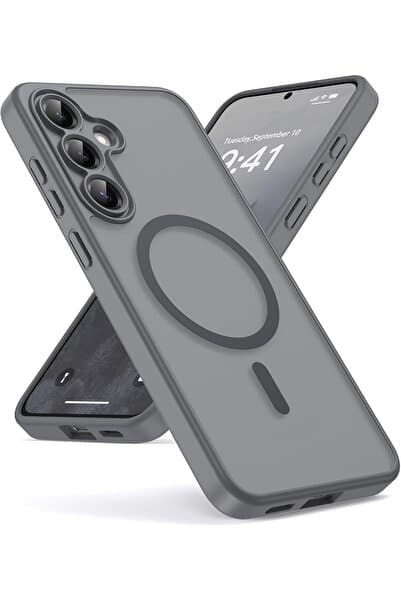 m.tk moveteck Samsung Galaxy A24 Uyumlu Kılıf Mat Magsafe Şarj Özellikli Darbe Önleyici Hassas Buton Lansman Renkli Yumuşak Kenarlı Babet Kapak