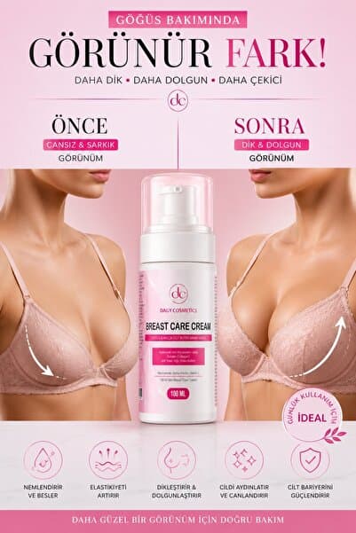 Dagy Cosmetics Göğüs Kalça Dolgunlaştırıcı Sıkılaştırıcı Çatlak.giderici Koruma Bakım Kremi 100ml