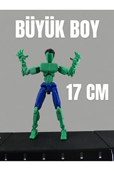 printx Tüm Eklemleri Hareketli Hulk Robot (Büyük Boy)