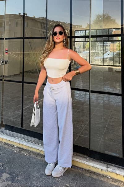 macharel jeans Kadın Jogger Stoperli Eşofman Altı