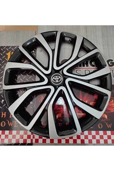 Genel Markalar 16 inç Toyota Corolla / Yaris / Auris / Avensis Uyumlu Jant kapağı 4'lü Takım Amblem Hediyeli