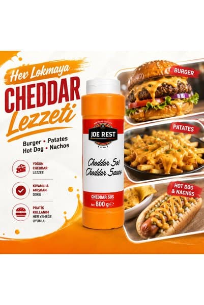 jr joe rest şekil Cheddar Sos