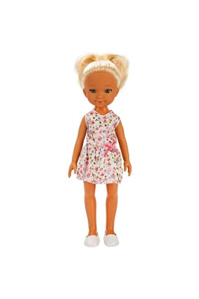 Sunman Mina Bebek 35 cm - Çiçekli Elbise