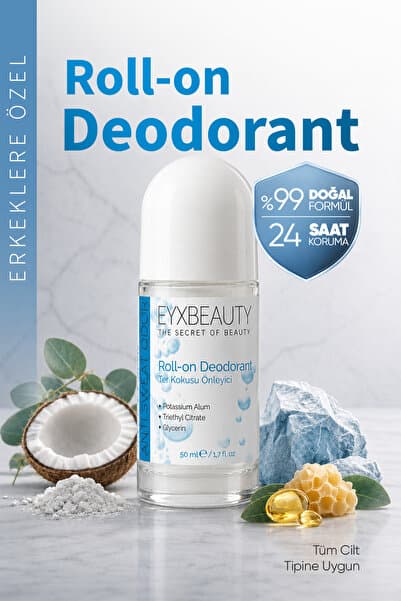 EYXBEAUTY Ter Kokusu Önleyici 24 Saat Etkili Fresh Roll-on 50 ml